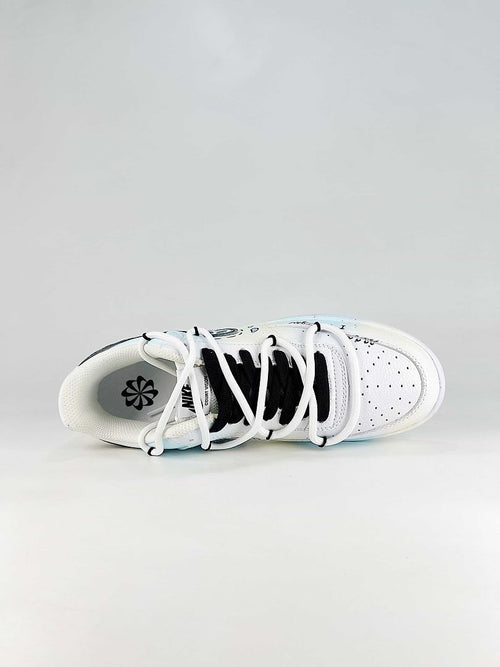 Custom Nike Court Vision Low DIY Triple Black Sneakers