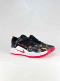 Nike Hyperdunk X Low EP AR0465-010 Black Gold Red Basketball Sneakers