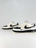 Nike Air Force 1 07 Low DN9688-147 Stussy Double Swoosh Graphic Detail Sneakers White Black