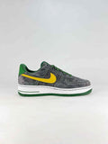 NOCTA x Nike Air Force 1 Low Grey Green Yellow Air Sneakers