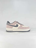 Nike x Supreme Air Force 1 07 Low LF6888-004 Graphic Sneakers Pink Gray White