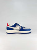Nike x Supreme Air Force 1 07 Low XD2588-602 Supreme Detail Sneakers Royal Blue White Red