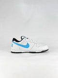Nike Big Lux 355152-107 Graphic Detail Sneakers White Blue Black